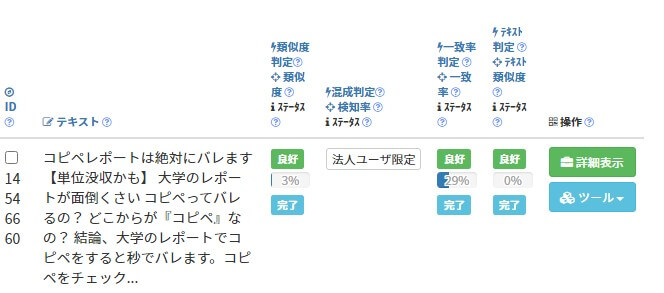 コピペチェックツール