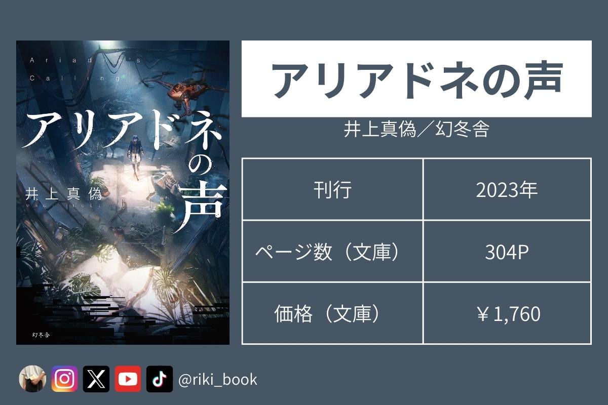 アリアドネの声』井上真偽のあらすじ・感想【三重障がい者の救出